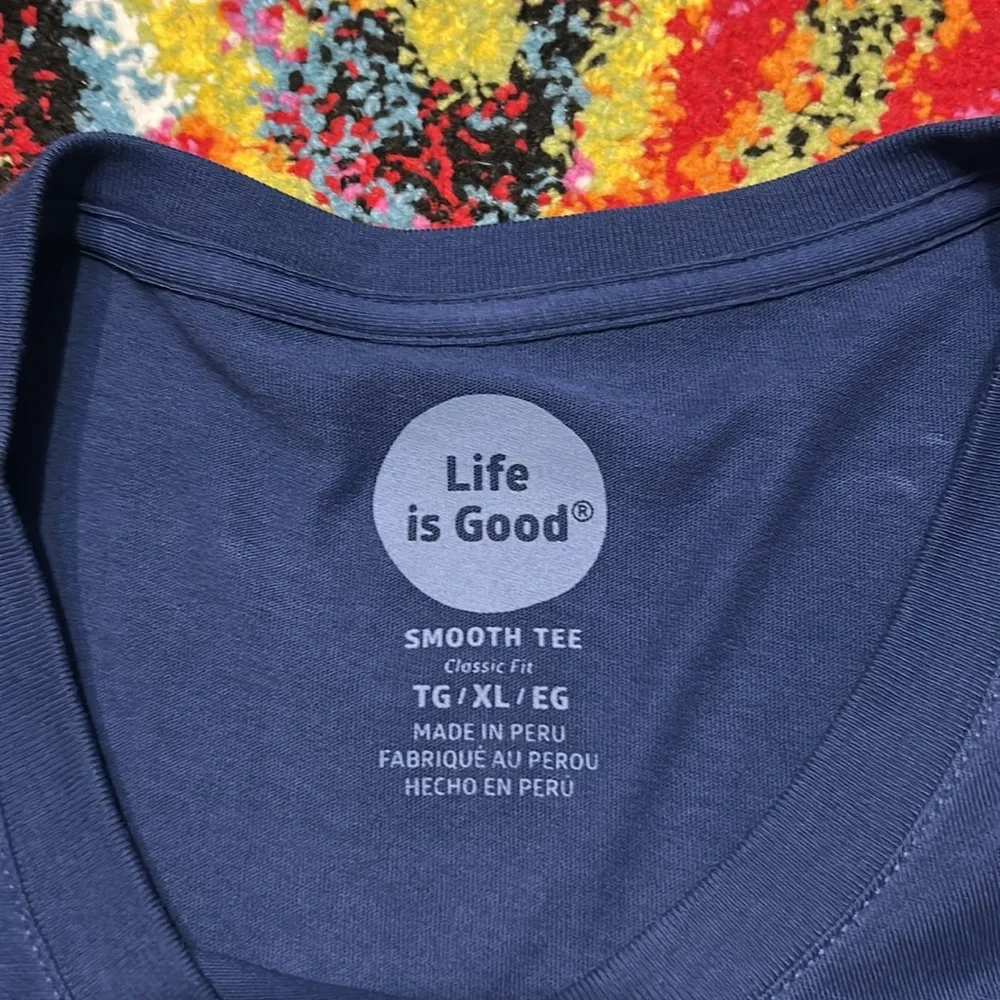 Life is Good Smooth Tee Mens XL NWT - Picture 3 of 5